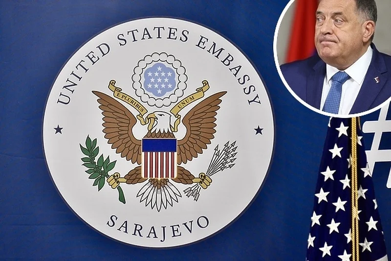 Američka ambasada: Dodik nije opasan samo po stabilnost BiH nego i cijelog Balkana