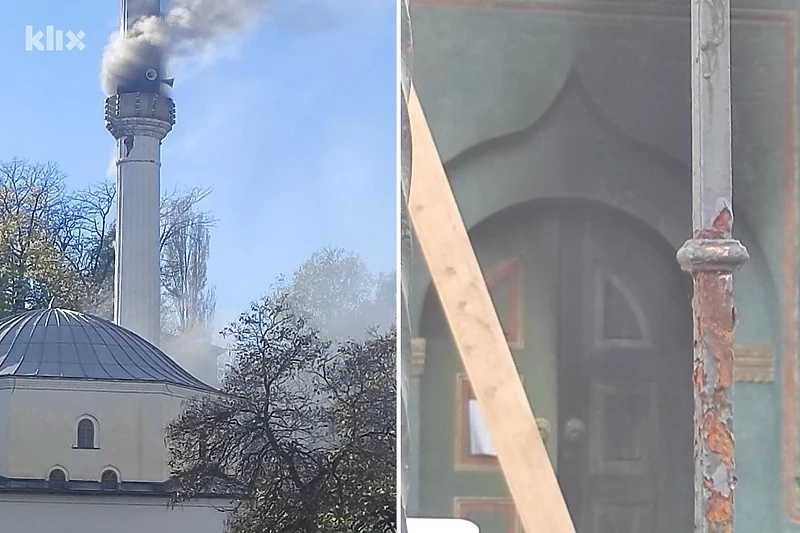 Požar zahvatio džamiju u Gradačcu, vatra uništila dio nacionalnog spomenika BiH