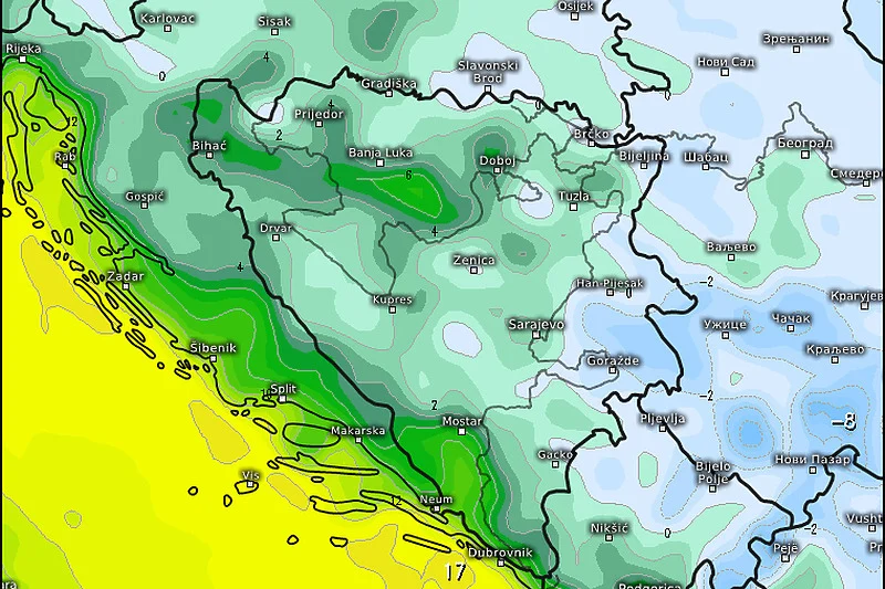 Slijedi nam zatopljenje i proljetne temperature, a onda za vikend novo zahlađenje i snijeg