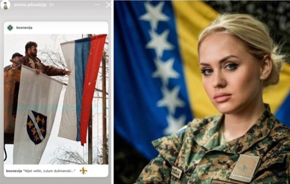 MEDIJI IZ RS NAPALI AMINU PILAVDŽIJU, POTPORUČNIKA OSBIH, JER JE OBJAVILA SKIDANJE ZASTAVE RS