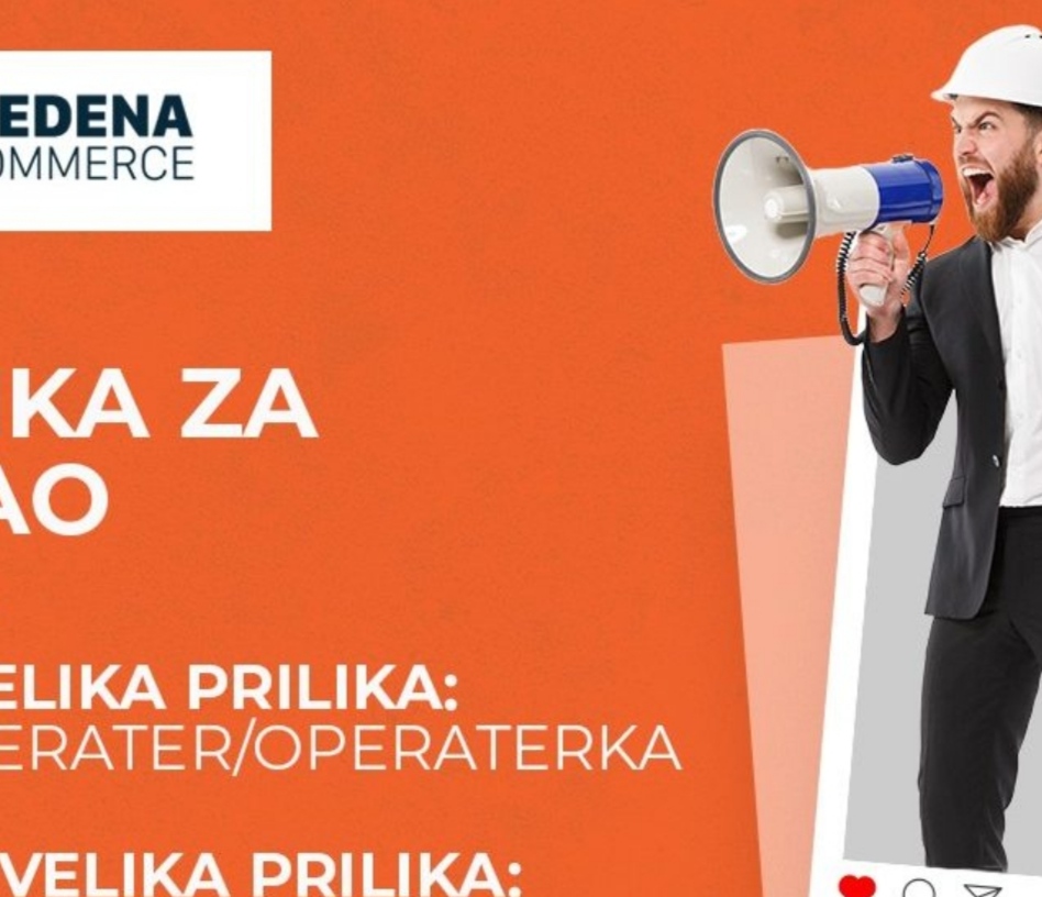 OGLAS ZA POSAO: Firmi iz Tešnja potrebni CNC operateri i montažeri! OGLAS ZA POSAO: Firmi iz Tešnja potrebni CNC operateri i montažeri!