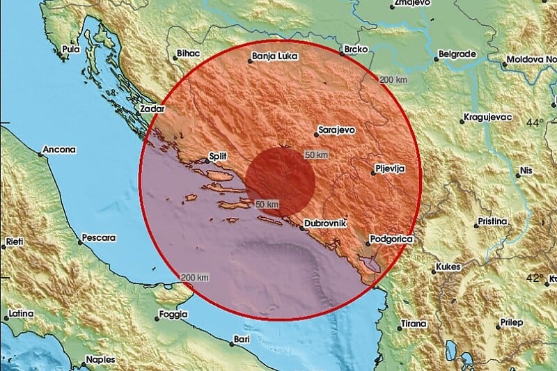 Jak zemljotres u Jadranu, treslo se i u Bosni i Hercegovini
