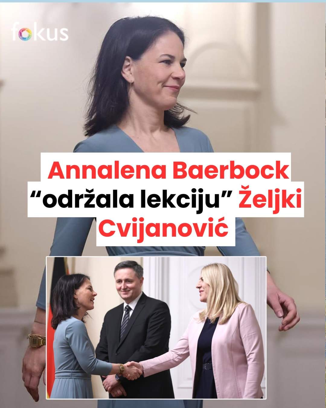 Baerbock: Zaboravite na otcjepljenje! Razgovarala sam s Cvijanović