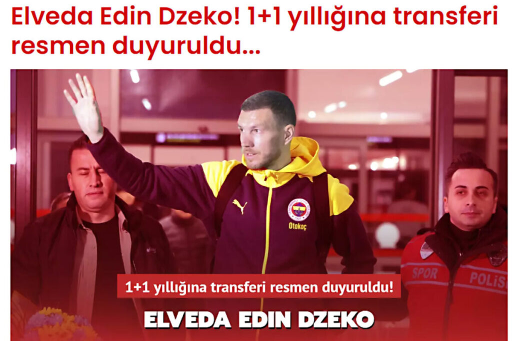 Turci pišu da Džeko napušta Fenerbahce zbog sjajne ponude! Turci pišu da Džeko napušta Fenerbahce zbog sjajne ponude!