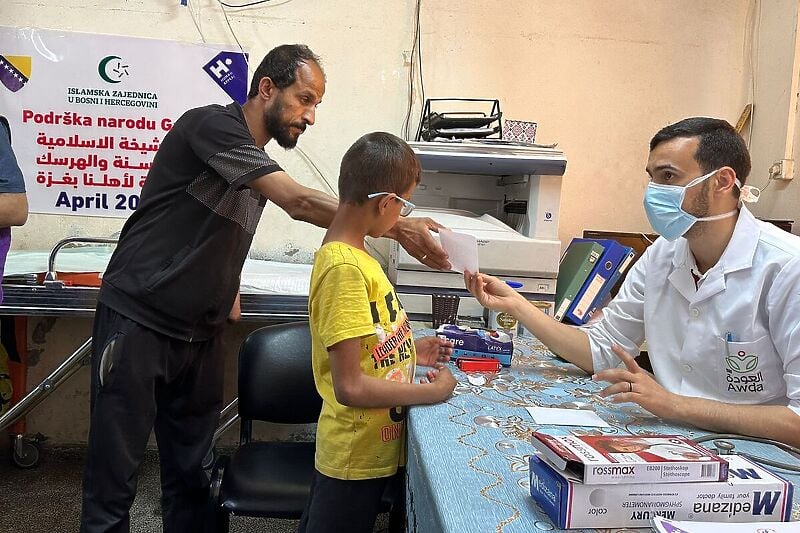 Islamska zajednica u Bosni i Hercegovini finansira pokretnu ambulantu u Gazi