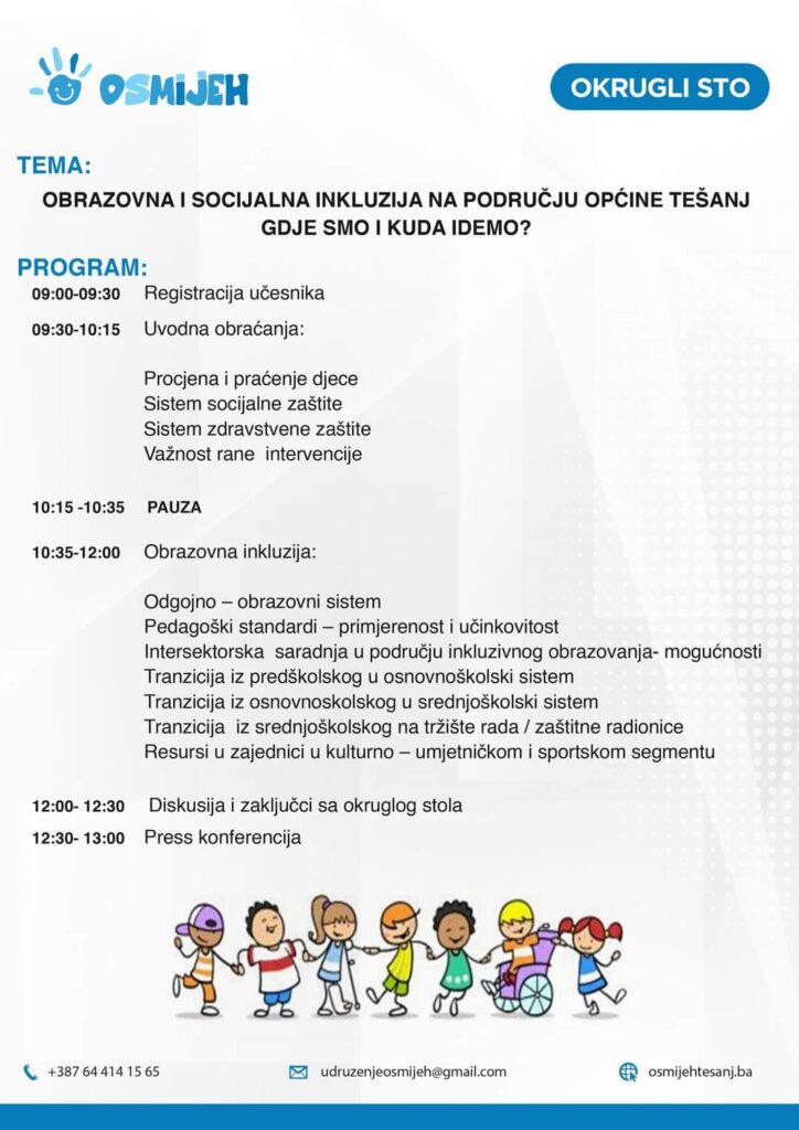 Konferencija o obrazovnoj i socijalnoj inkluziji Konferencija o obrazovnoj i socijalnoj inkluziji