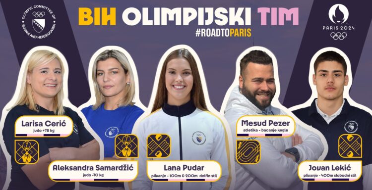 Ponos BiH brani pet sportista u Parizu, veći broj takmičara ima Guam, Aruba i Vanautu