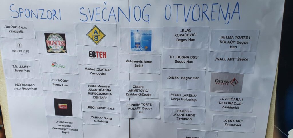 Otvoren novi objekat servisnog centra udruženja Mala Sirena u Zavidovićima Otvoren novi objekat servisnog centra udruženja Mala Sirena u Zavidovićima