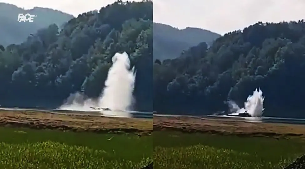 Pogledajte kako se helikopter OSBiH srušio u Jablaničko jezero (VIDEO)
