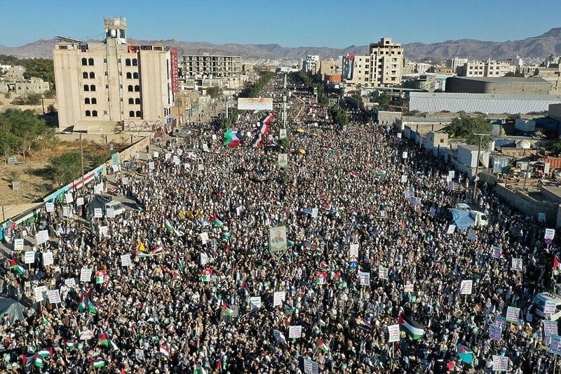 Milioni Jemenaca u petak izašli na ulice kako bi dali podršku Palestincima