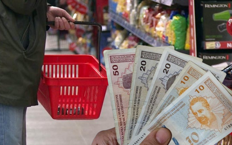 Potrošačka korpa za august u FBiH 3.379 KM